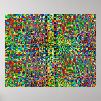 Zazzling Rain Forest Pattern Poster