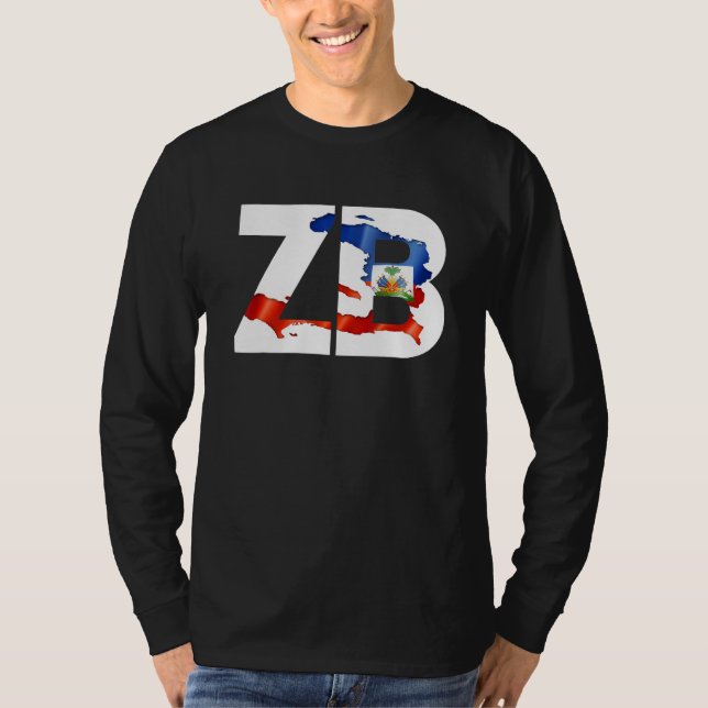 ZB aka Zoe Boy Haitian Flag T-Shirt (Front)
