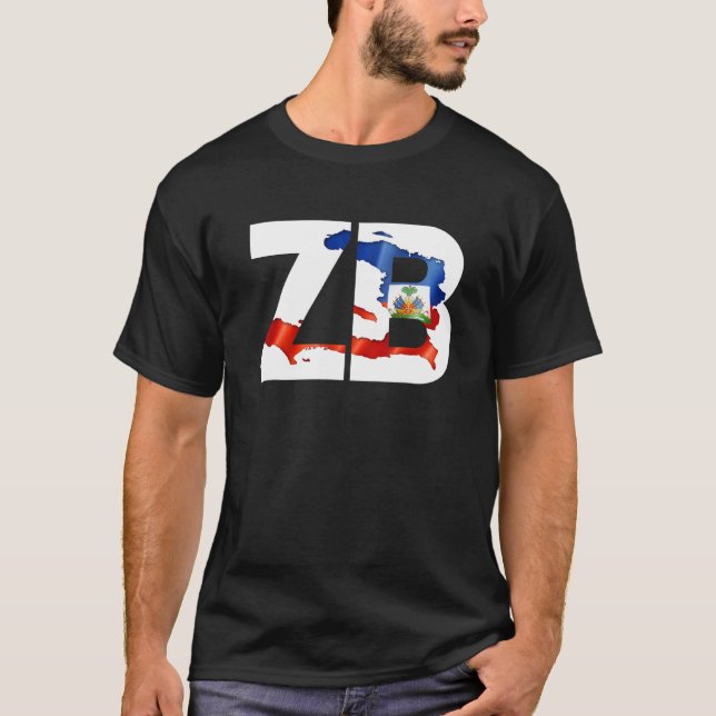 ZB aka Zoe Boy Haitian Flag T-Shirt (Front)