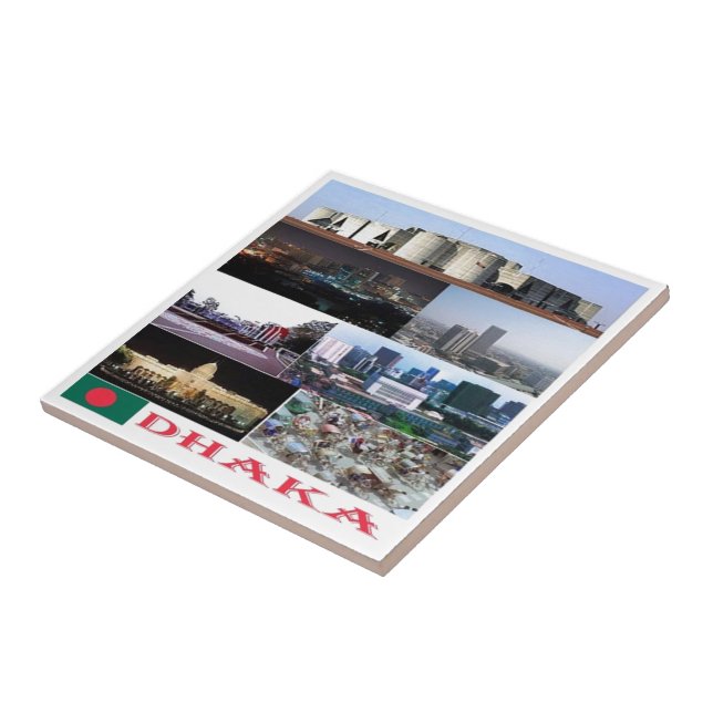 zBD004 DHAKA, Bangladesh, Asia, Ceramic Tile (Side)