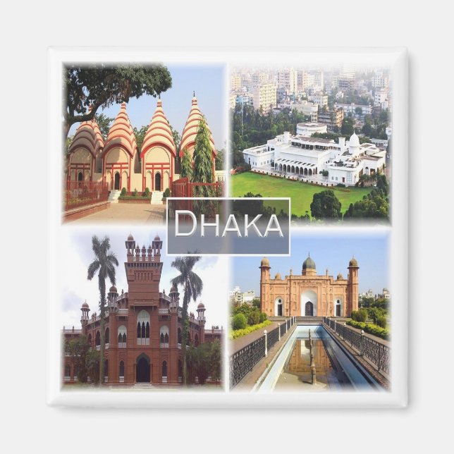 zBD008 DHAKA, Bangladesh, Asia, Fridge Magnet (Front)