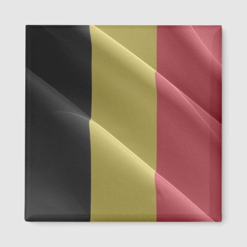 zBE002 BELGIAN waving FLAG Belgium Fridge Magnet