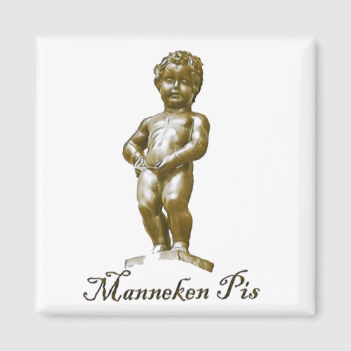 zBE003 MANNEKEN PIS Brussels Bruxelles _ Fridge Magnet