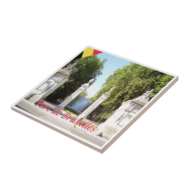 zBE018 BRUSSELS BRUXELLES  PARK Belgium Ceramic Tile (Side)