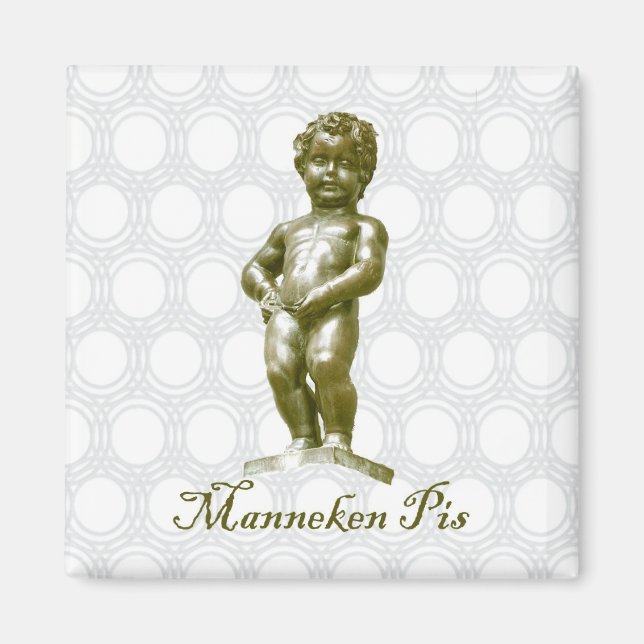 zBE054 MANNEKEN PIS Brussels Bruxelles, Fridge Magnet (Front)