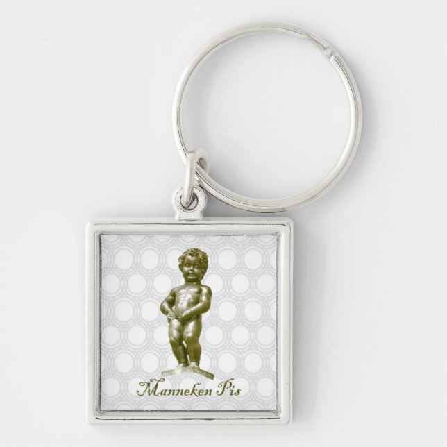 zBE054 MANNEKEN PIS Brussels Bruxelles, Keychain (Front)
