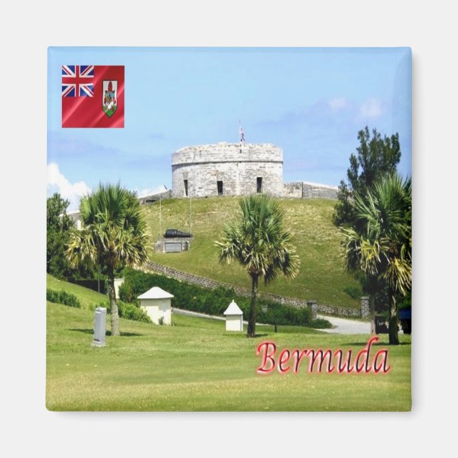zBM005 BERMUDA, Fort Saint Catherine, Fridge Magnet (Front)