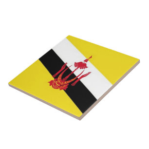 zBN001 Bruneian FLAG Brunei, Ceramic Tile