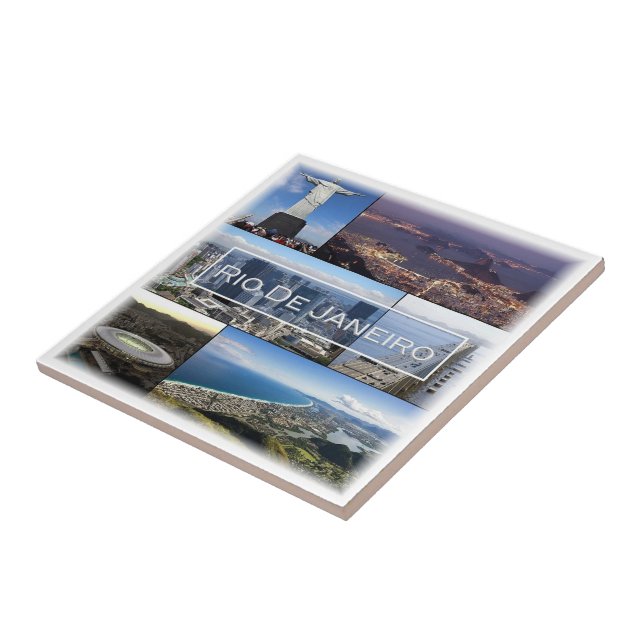 zBR004 RIO DE JANEIRO, Mosaic, Brazil, Ceramic Tile (Side)