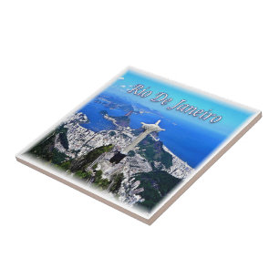 zBR005 RIO DE JANEIRO, Christ Redeemer, Ceramic Tile