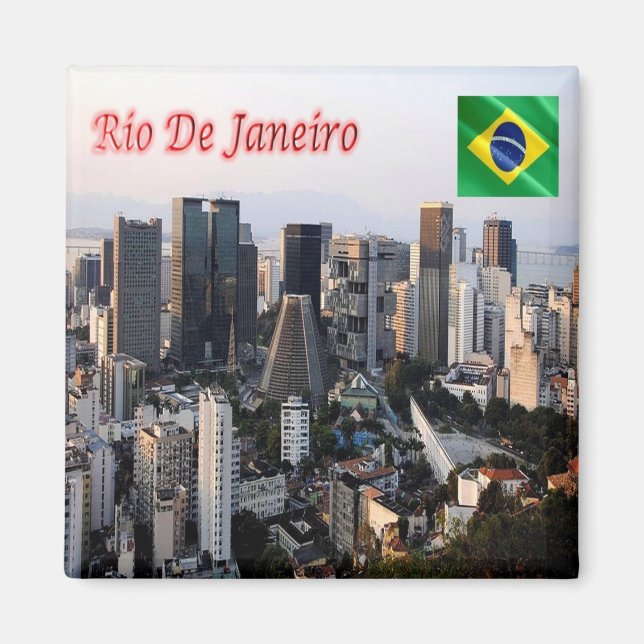 zBR026 RIO DE JANEIRO, Center, Brazil, Fridge Magnet (Front)