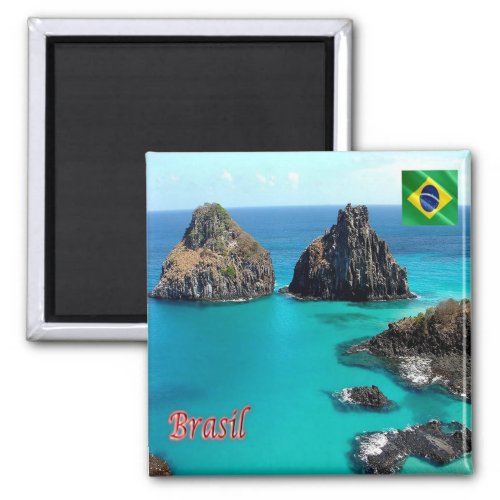 zBR047 FERNANDO DE NORONHA Archipelago Fridge Magnet