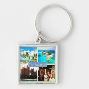 zBS004 BAHAMAS mosaic, America, Keychain
