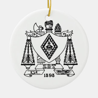 ZBT Crest Ceramic Ornament
