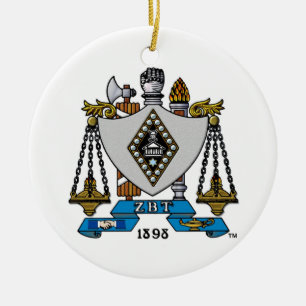 ZBT Crest Color Ceramic Ornament