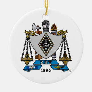 ZBT Crest Color Ceramic Ornament