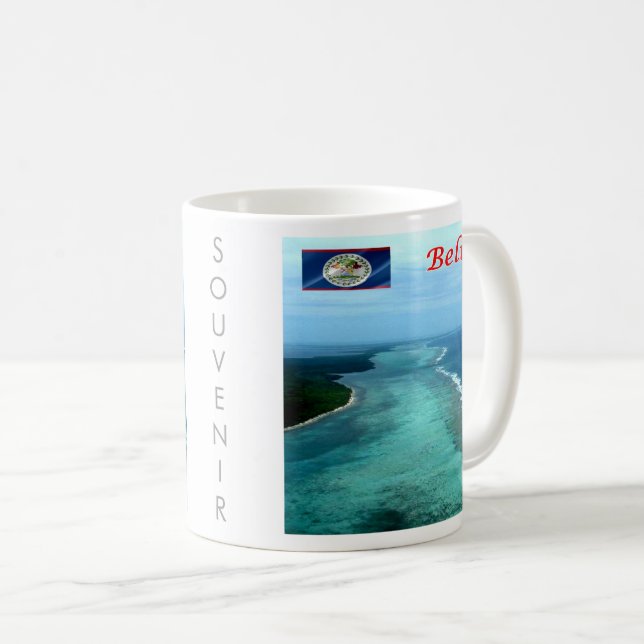 zBZ005 BELIZE Barrier Reef, America, Coffee Mug (Front Right)