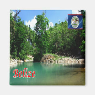zBZ008 BELIZE, San Miguel Branch, Fridge Magnet