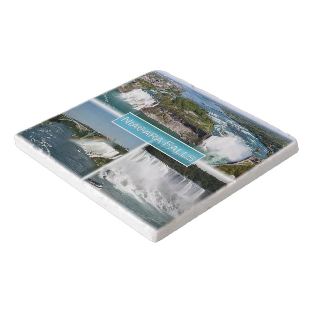 zCA012 NIAGARA FALLS from Rainbow bridge, Trivet (Corner)