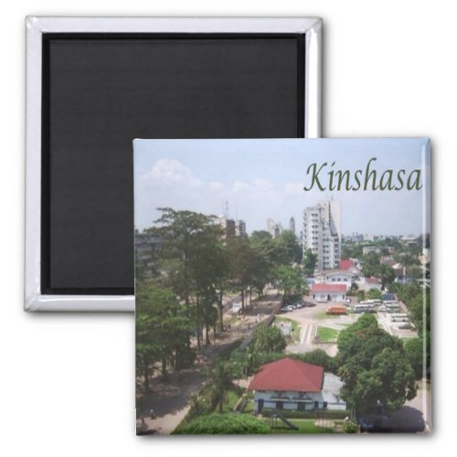 zCD006 KINSHASA CONGO Africa Fridge Magnet