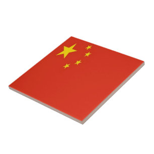 zCH001 Chinese FLAG China PRC, Ceramic Tile
