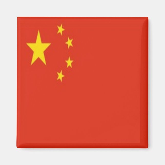 zCH001 Chinese FLAG China PRC, Fridge Magnet (Front)