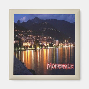 zCH007 MONTREAUX By Night Swiss - Fridge Magnet