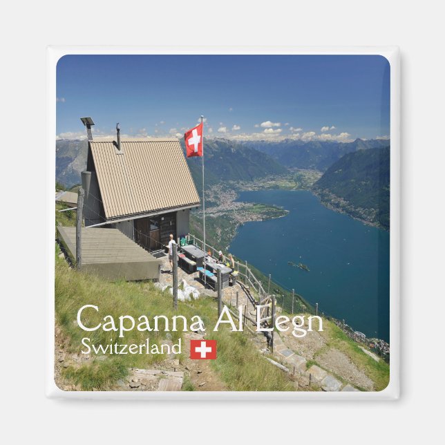 zCH017 CAPANNA AL LEGN Swissm, fridge Magnet (Front)