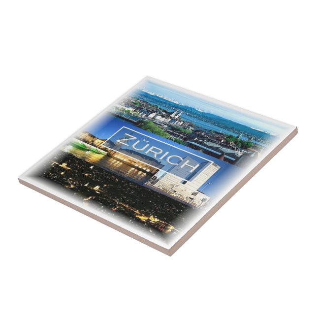 zCH040 ZURICH  Switzerland, Ceramic Tile (Side)