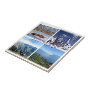 zCH042 Swiss Switzerland, Europe, Ceramic Tile