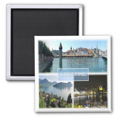 zCH043 LUCERNE Switzerland _ Fridge Magnet