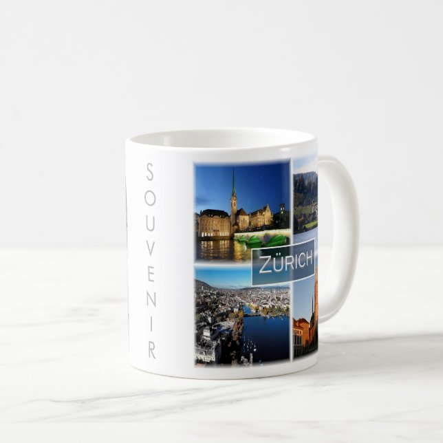 zCH046 ZURICH Swiss Switzerland, Coffee Mug (Front Right)