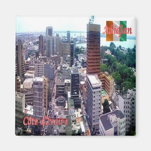 zCI003 ABIDJAN, IVORY COAST, Africa, Fridge Magnet (Front)