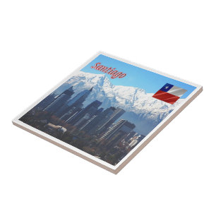 zCL018 SANTIAGO Skyline, America, Ceramic Tile