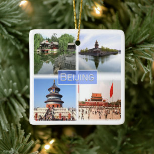 zCN008 BEIJING, China, Souvenir, Ceramic Ornament