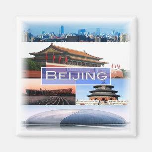 zCN009 BEIJING, China, Asia, Fridge Magnet