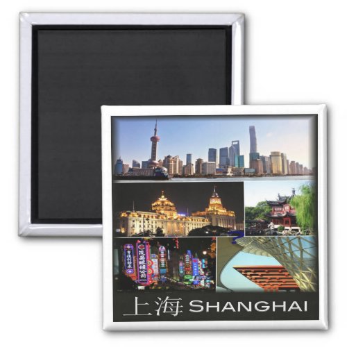 zCN013 SHANGHAI China Asia Fridge Magnet