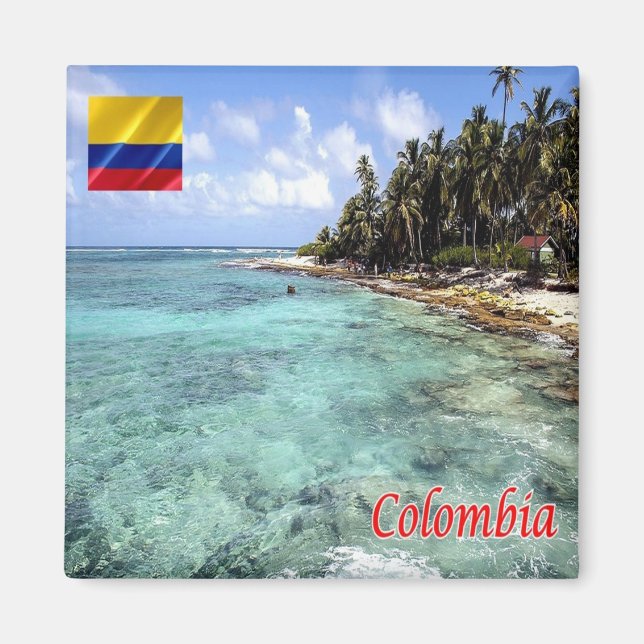 ZCO008 COLOMBIA, Archipelago of San Andrés, Fridge Magnet (Front)