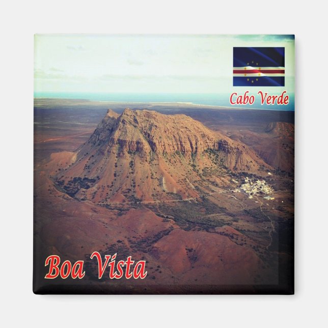 zCV003 BOA VISTA,Cape Verde, Rocha Estáncia,Fridge Magnet (Front)