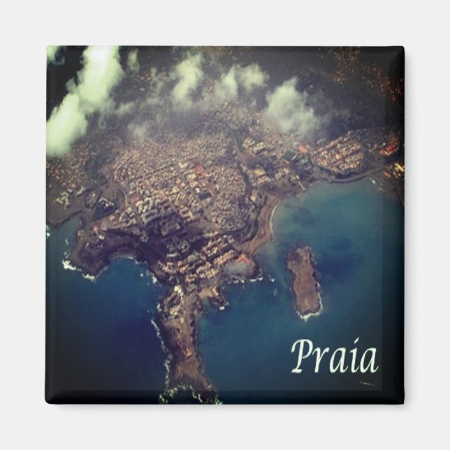zCV015 PRAIA, Cape Verde, Africa, Fridge Magnet (Front)