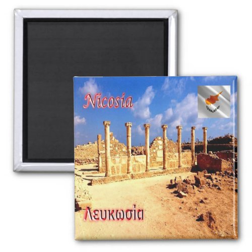 zCY016  NICOSIA Paphos Archeological Park Magnet
