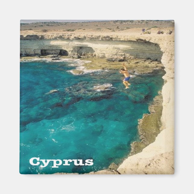 zCY027 CAPE GREEK Cyprus, Fridge Magnet (Front)