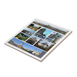 zCZ004 PRAGUE Czech Republic, Ceramic Tile