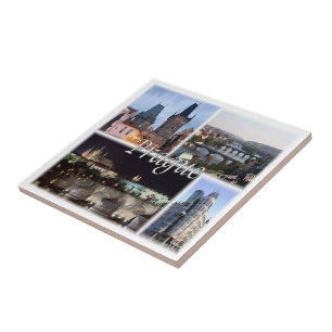 zCZ005 PRAGUE Czech Republic, Ceramic Tile