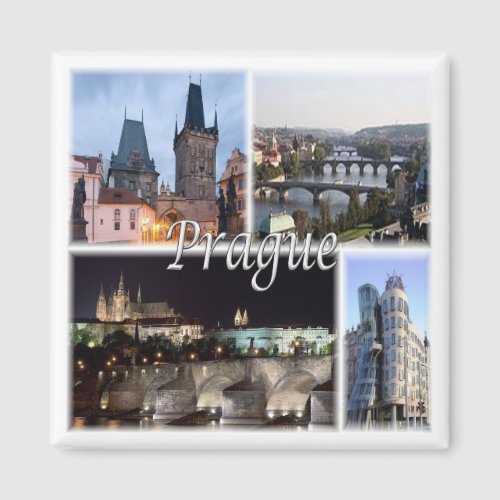 zCZ005 PRAGUE Czech Republic Fridge Magnet