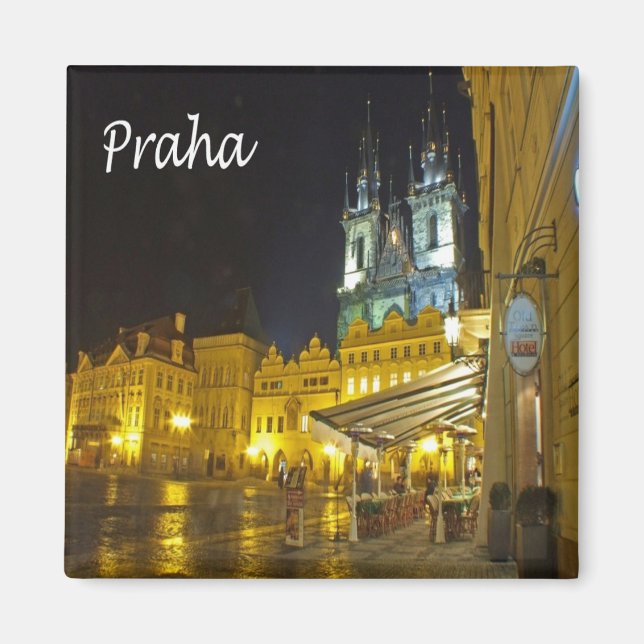 zCZ010 PRAGUE Czech Republic, Fridge Magnet (Front)