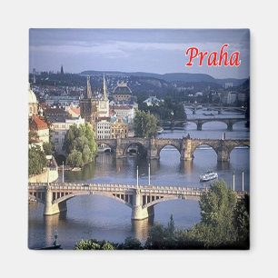 zCZ021 PRAGUE Czech Republic, Fridge Magnet