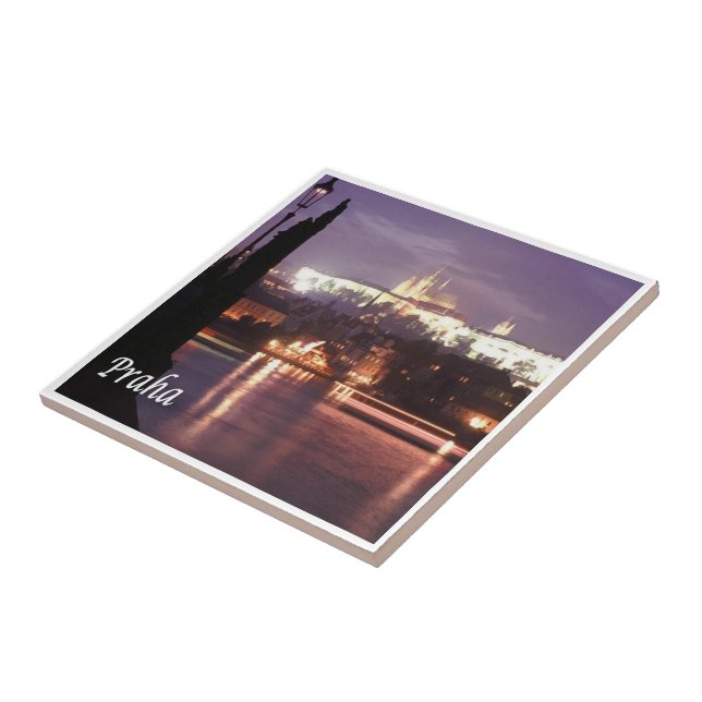 zCZ022 PRAGUE Czech Republic, Ceramic Tile (Side)