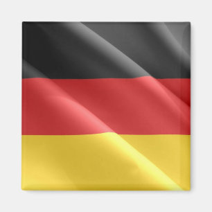 zDE002 GERMAN waving FLAG, Germany, Fridge Magnet