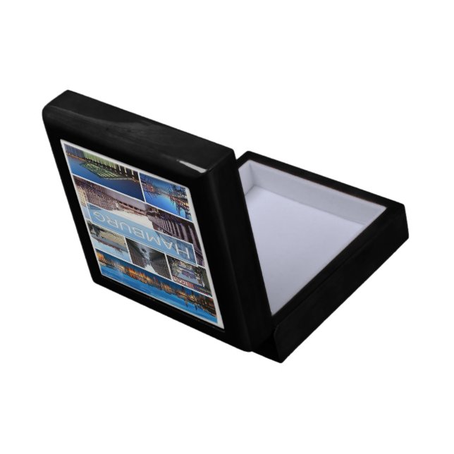 zDE003 mosaic of HAMBURG in Germany Europe, Gift Box (Back Open)